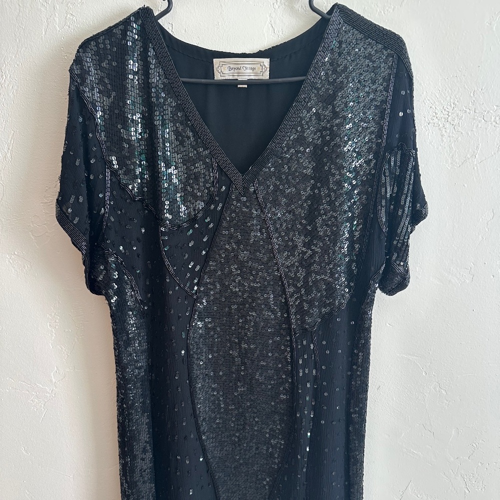Beyond Vintage Sequined Party Dress